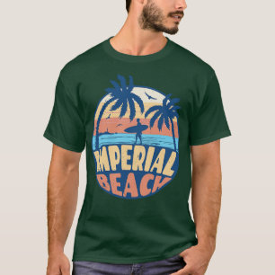 Camiseta Vintage Surfing Imperial Beach California Retro Su