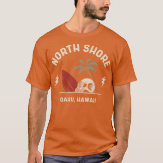 Camiseta Vintage Surfing North Shore Oahu Hawaii Retro Surf