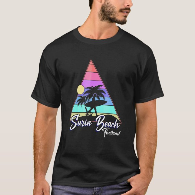 Camiseta Vintage Surin Beach Thailand (Anverso)