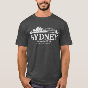 Camiseta Vintage Sydney Cumpleaños en Australia Nacido en