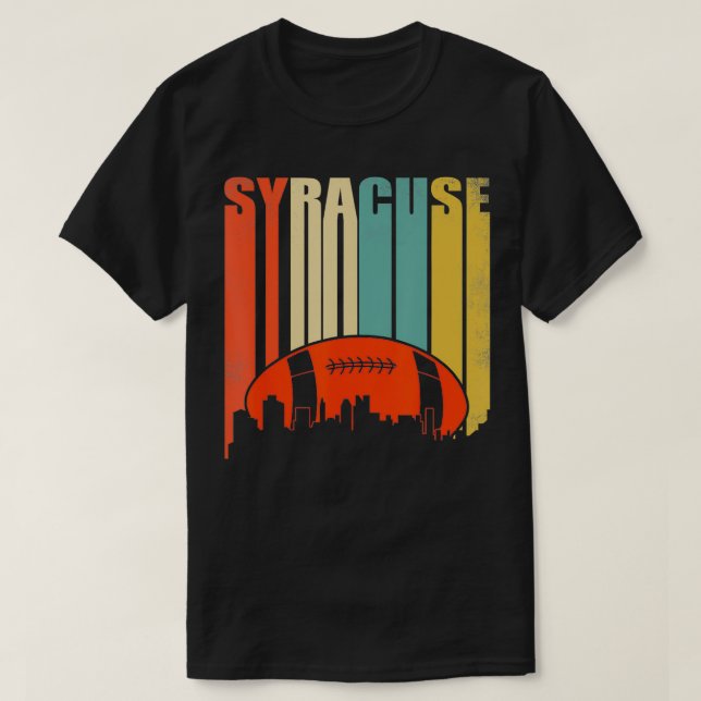 Camiseta Vintage Syracuse Rugby New York (Diseño del anverso)