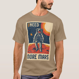 Camiseta Vintage T-shirt, retro hoodie design, astronaut, M