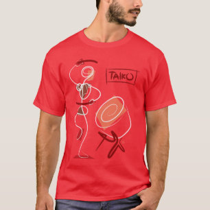 Camiseta Vintage Taiko abstracto