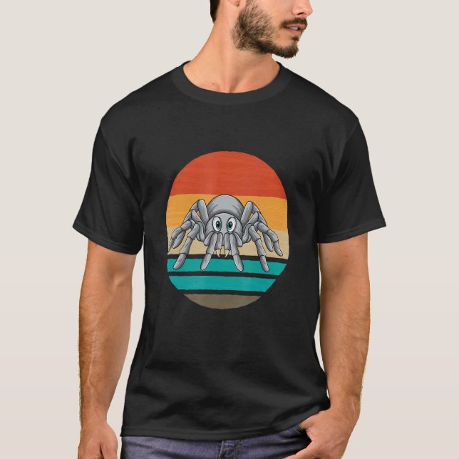Camiseta Vintage Tarantula Retro Sunset Distressed Grunge (Anverso)