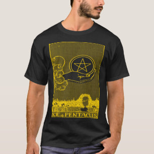 CAMISETA VINTAGE TAROT CARD ACE PENTACLES