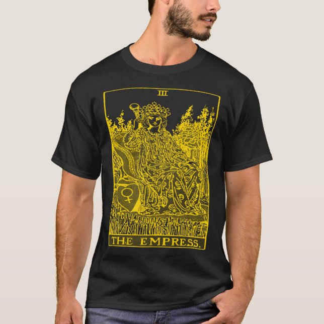 CAMISETA VINTAGE TAROT CARD THE EMPRESS (Anverso)
