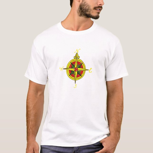 Camiseta Vintage Tattoo Compass (Anverso)