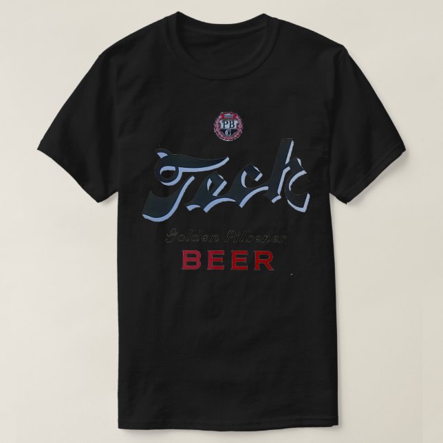 Camiseta Vintage Tech Golden Pilsener Beer Pittsburgh Brewi (Diseño del anverso)