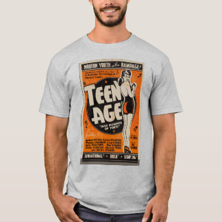 Camiseta Vintage “Teen Age” Retro Movie Poster Style Design
