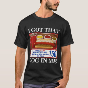 Camiseta Vintage Tengo Ese Perro En Mí Hombres De Hotdog Gr