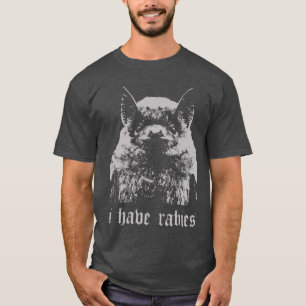 Camiseta Vintage Tengo Rabia Murciélago Citas Divertidas de