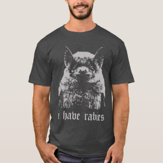 Camiseta Vintage Tengo Rabia Murciélago Citas Divertidas de
