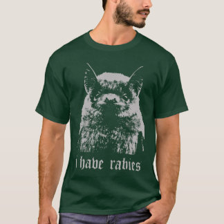 Camiseta Vintage Tengo Rabia Murciélago Citas Divertidas de