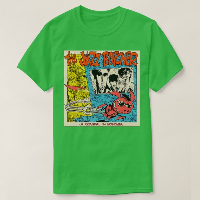 Camiseta Vintage The Jazz Butcher (Diseño del anverso)