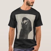 Vintage The Kiss IV de Edvard Munch Art Love