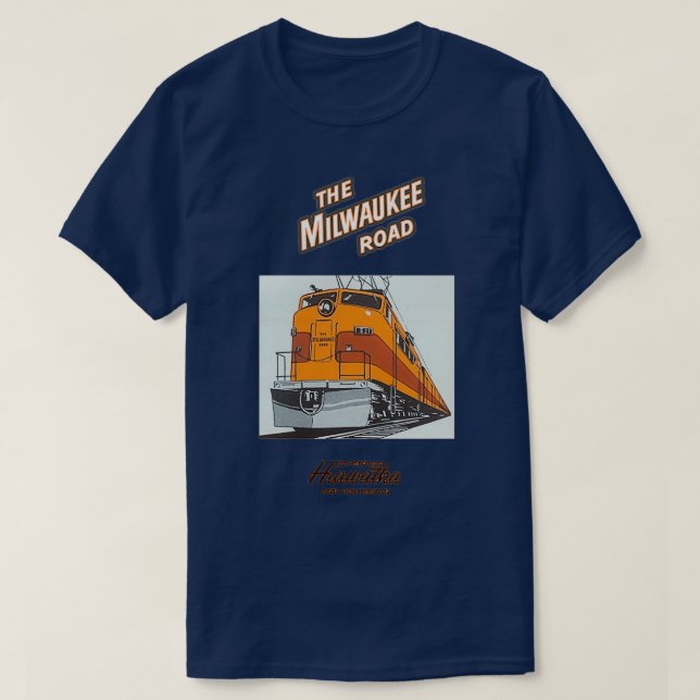 Camiseta Vintage The Milwaukee Road 1 (Diseño del anverso)