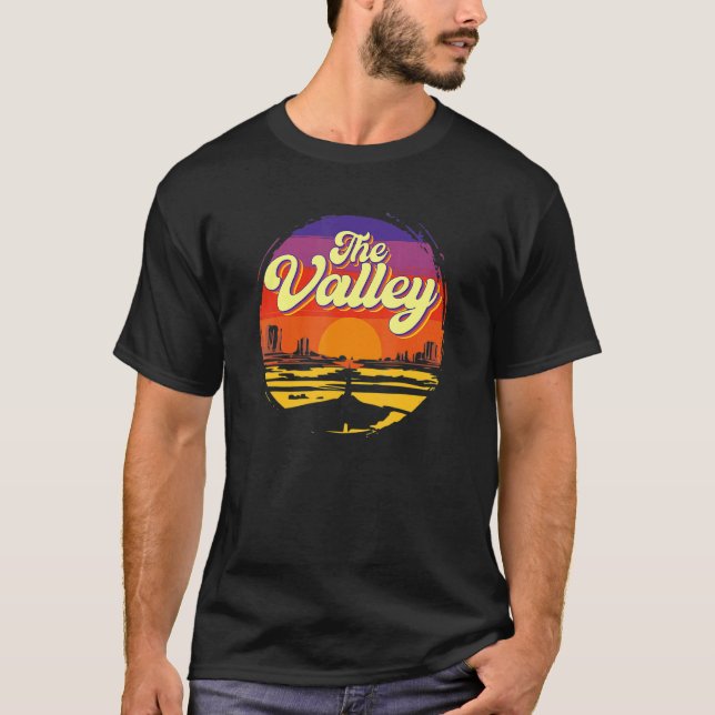 Camiseta Vintage The Valley Sunset Phoenix Arizona (Anverso)