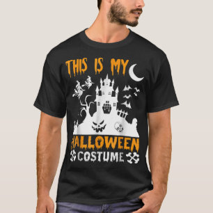 Camiseta Vintage This Is My Halloween Costume Apparel Funny