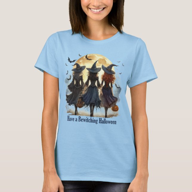 Camiseta Vintage tiene una Halloween de bienvenida (Anverso)