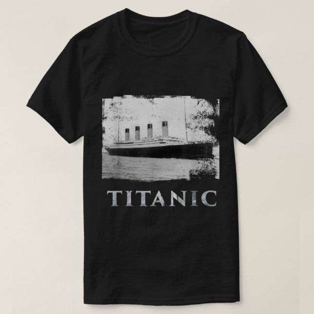 Camiseta Vintage Titanic Ocean Liner Design (Diseño del anverso)
