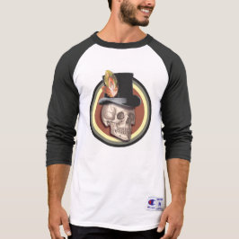 Camiseta Vintage Top Hat Skull Light