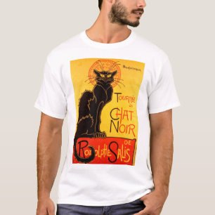 Camiseta Vintage Tournee de Chat Noir Gato Negro