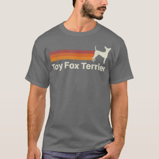 Camiseta Vintage Toy Fox Terrier Retro Mom Dad Dog T-Shirt