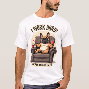 Camiseta Vintage trabajo duro para el estilo de vida de mi