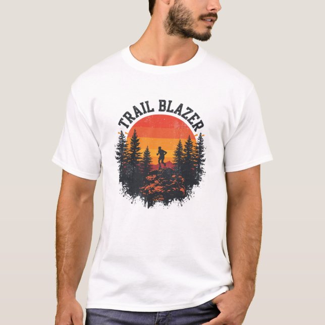 Camiseta Vintage Trail Blazer Mountain Runner (Anverso)