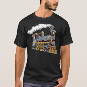 Camiseta Vintage Train Locomotive Model Railway