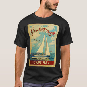 Camiseta Vintage Travel Sailboat