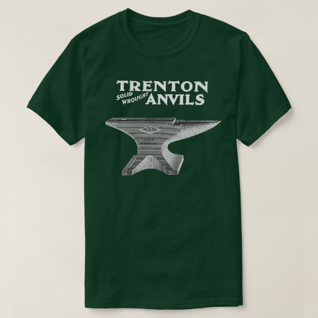 Camiseta Vintage Trenton Anvil Blacksmithing T (Diseño del anverso)