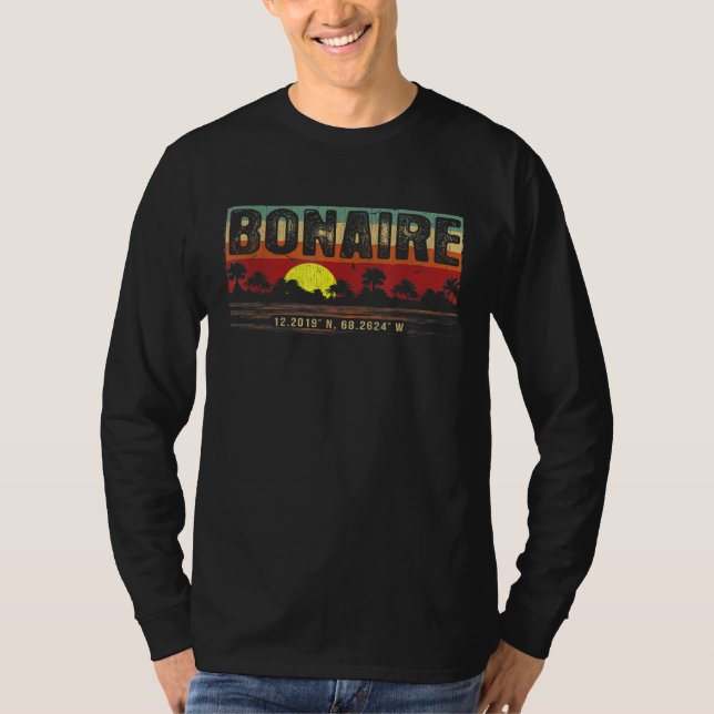 Camiseta Vintage Tropical Bonaire (Anverso)