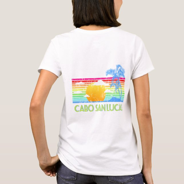 Camiseta Vintage Tropical Cabo San Lucas (Reverso)