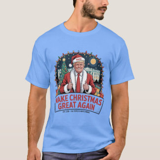 Camiseta Vintage Trump Navidades, retro Navidades Trump Mak