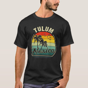 Camiseta Vintage Tulum Mexico Beach Summer Vacation Sunset