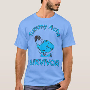 Camiseta Vintage Tummy Ache Survivor Funny Sarcastic Gift 1