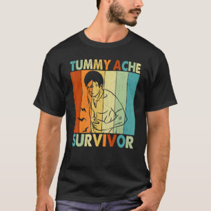 Camiseta Vintage Tummy Ache Survivor Stomachache IBS Hombre