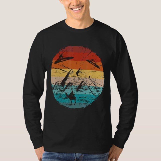Camiseta Vintage Ufo Antiguas Pirámides Egipcias Alienígena (Anverso)