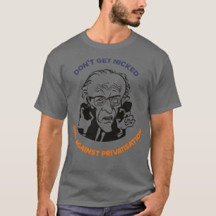 Camiseta Vintage Union Worker GMB contra la privatización