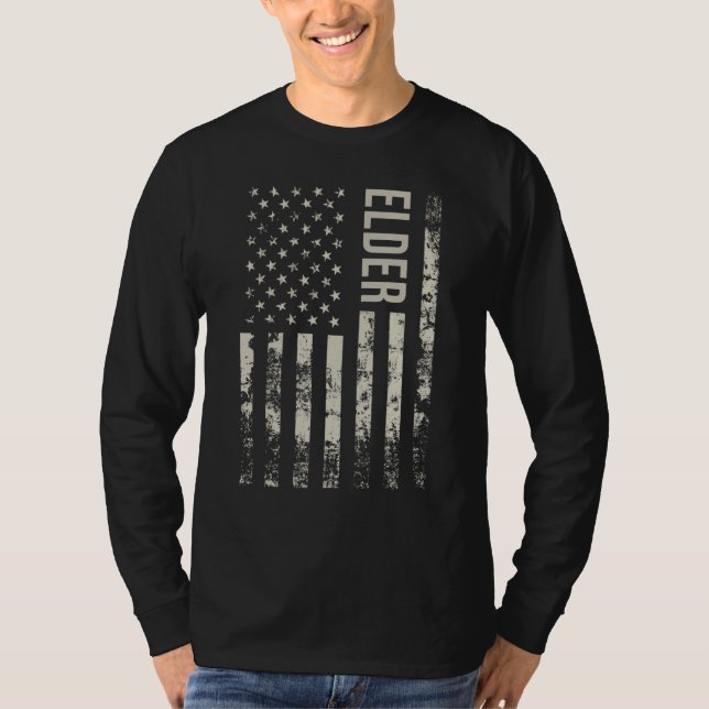 Camiseta Vintage US American Flag Elder (Anverso)