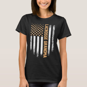 Camiseta Vintage US Bandera Estadounidense Lacrosse Abuela 