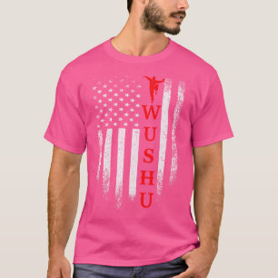 Camiseta Vintage Usa Kung Fu Bandera Estadounidense Wushu F