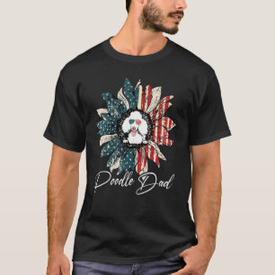 Camiseta Vintage Usa Mejor Padre de Poodle de la Historia B