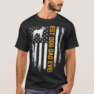 Camiseta Vintage Usa Mejor Perro Rottweiler Que Papá Nunca