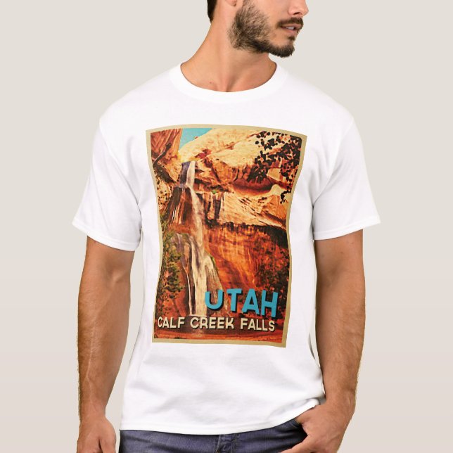 Camiseta Vintage Utah Calf Creek Falls (Anverso)
