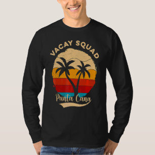 Camiseta Vintage Vacay Squad Punta Cana Vacaciones de Veran