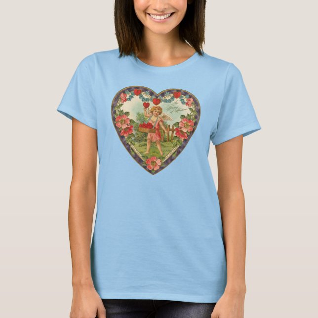 Camiseta Vintage Valentine Heart Shirt (Anverso)