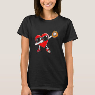 Camiseta Vintage Valentine's Day Baseball Pitcher Batter Ca