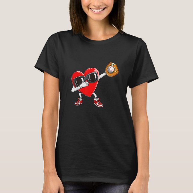 Camiseta Vintage Valentine's Day Baseball Pitcher Batter Ca (Anverso)